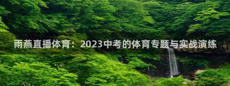 857nba篮球直播：雨燕直播体育：2023中考的体育专题与实战演练